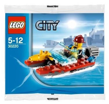 LEGO Set-Fire Speedboat (Polybag)-Town City Fire-30220-1