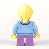 LEGO Minifigure-Girl, Bright Light Blue Hoodie, Medium Lavender Short Legs-Town / City-CTY665-Creative Brick Builders