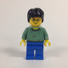 LEGO Minifigure-Harry Potter, Sand Green Sweater Torso, Blue Legs-Harry Potter-HP038-Creative Brick Builders