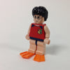 LEGO Minifigure-Harry Potter, Tournament Sleeveless Shirt & Swim Trunks, Flippers-Harry Potter / Goblet of Fire-HP066-Creative Brick Builders