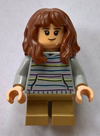 Hermione Granger, Light Bluish Gray Sweater with Pastel Stripes