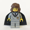 LEGO Minifigure-Hermione, Hogwarts Torso, Light Gray Legs, Black Cape with Stars-Harry Potter / Sorcerer's Stone-HP003-Creative Brick Builders