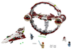 LEGO Set-Jedi Starfighter with Hyperdrive-Star Wars / Star Wars Episode 2-75191-1-Creative Brick Builders