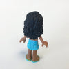 LEGO Minifigure-Kate, Medium Azure Shorts, Striped Bikini Top-Friends-FRND039-Creative Brick Builders