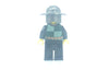 LEGO Minifigure-Kingdoms - Dragon Knight Quarters, Helmet with Broad Brim, Gold Tooth-Castle / Kingdoms-CAS487-Creative Brick Builders