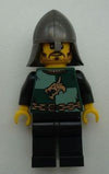 LEGO Minifigure-Kingdoms - Dragon Knight Quarters, Helmet with Neck Protector, Moustache and Stubble-Castle / Kingdoms-CAS461-Creative Brick Builders