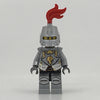 Kingdoms - Lion Knight Armor with Lion Head and Belt, Helmet Closed, Gray Beard