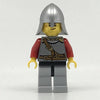 Kingdoms - Lion Knight Quarters, Helmet with Neck Protector, Crooked Smile and Scar