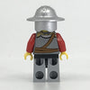 Kingdoms - Lion Knight Scale Mail with Chest Strap and Belt, Helmet with Broad Brim, Vertical Cheek Lines