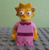 LEGO Minifigure-Lisa Simpson with Bright Pink Dress-Collectible Minifigures / The Simpsons Series 2-SIM030-Creative Brick Builders