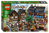 LEGO Set-Medieval Market Village-Castle / Fantasy Era-10193-1-Creative Brick Builders