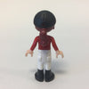 LEGO Minifigure-Mia, White Riding Pants, Red Jacket, Black Riding Helmet-Friends-FRND164-Creative Brick Builders