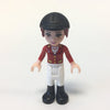 LEGO Minifigure-Mia, White Riding Pants, Red Jacket, Black Riding Helmet-Friends-FRND164-Creative Brick Builders