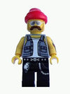 LEGO Minifigure-Motorcycle Mechanic-Collectible Minifigures / Series 10-COL10-16-Creative Brick Builders