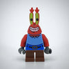 LEGO Minifigure-Mr. Krabs - Large Grin-SpongeBob SquarePants-BOB023-Creative Brick Builders