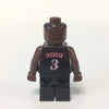 LEGO Minifigure-NBA Allen Iverson, Philadelphia 76ers #3 (Black Uniform)-Sports / Basketball-NBA010-Creative Brick Builders