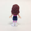 LEGO Minifigure-Olivia, Dark Blue Layered Skirt, Dark Pink Top-Friends-FRND010-Creative Brick Builders