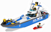 LEGO Set-Police Boat-Town / City / Police-7287-1-Creative Brick Builders
