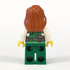 LEGO Minifigure-Police - City Bandit Female with Green Overalls, Dark Orange Female Hair over Shoulder, Peach Lips Smirk-Town / City-CTY745-Creative Brick Builders
