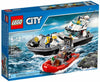 LEGO Set-Police Patrol Boat-Town / City / Police-60129-1-Creative Brick Builders