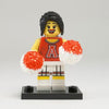 LEGO Minifigure-Red Cheerleader-Collectible Minifigures / Series 8-COL08-13-Creative Brick Builders