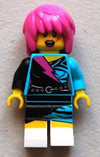 LEGO Minifigure-Rocker Girl-Collectible Minifigures / Series 7-COL07-15-Creative Brick Builders