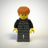 LEGO Minifigure-Ron Weasley, Black and White Plaid Shirt-Harry Potter / Chamber of Secrets-HP032-Creative Brick Builders