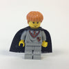 LEGO Minifigure-Ron Weasley, Gryffindor Shield Torso, Black Cape with Stars-Harry Potter / Sorcerer's Stone-HP007-Creative Brick Builders