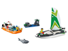 LEGO Set-Sailboat Rescue-Town / City / Coast Guard-60168-1-Creative Brick Builders