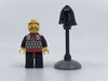 Scale Mail - Red with Black Arms, Black Legs with Red Hips, Black Neck-Protector, Black Cape