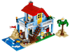 LEGO Set-Seaside House-Creator / Model / Building-7346-1-Creative Brick Builders