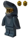 LEGO Minifigure-Shark Suit Guy-Collectible Minifigures / Series 15-COL15-13-Creative Brick Builders