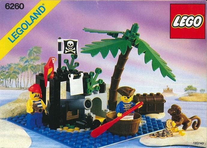 Vintage Lego Pirates 1989 Lego Pirates LEGO Set #6260-1 Shipwreck