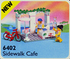 LEGO Set-Sidewalk Cafe-Town / Paradisa-6402-4-Creative Brick Builders
