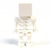 LEGO Minifigure-Skeleton With Cube Skull-Minecraft-MIN011-Creative Brick Builders