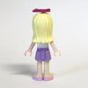 LEGO Minifigure-Stephanie, Medium Lavender Skirt, White Top with Stars, Magenta Bow-Friends-FRND143-Creative Brick Builders