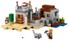 LEGO Set-The Desert Outpost-Minecraft-21121-1-Creative Brick Builders