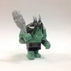 LEGO Minifigure-Troll, Sand Green with 2 White Horns and 3 Pearl Light Gray Horns-Castle / Fantasy Era-CAS376-Creative Brick Builders