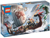 LEGO Set-Viking Ship challenges the Midgard Serpent-Vikings-7018-1-Creative Brick Builders