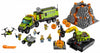 LEGO Set-Volcano Exploration Base-Town / City / Volcano Explorers-60124-1-Creative Brick Builders