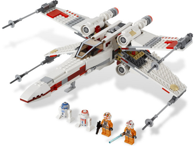 The five largest LEGO Star Wars X-wing Starfighters